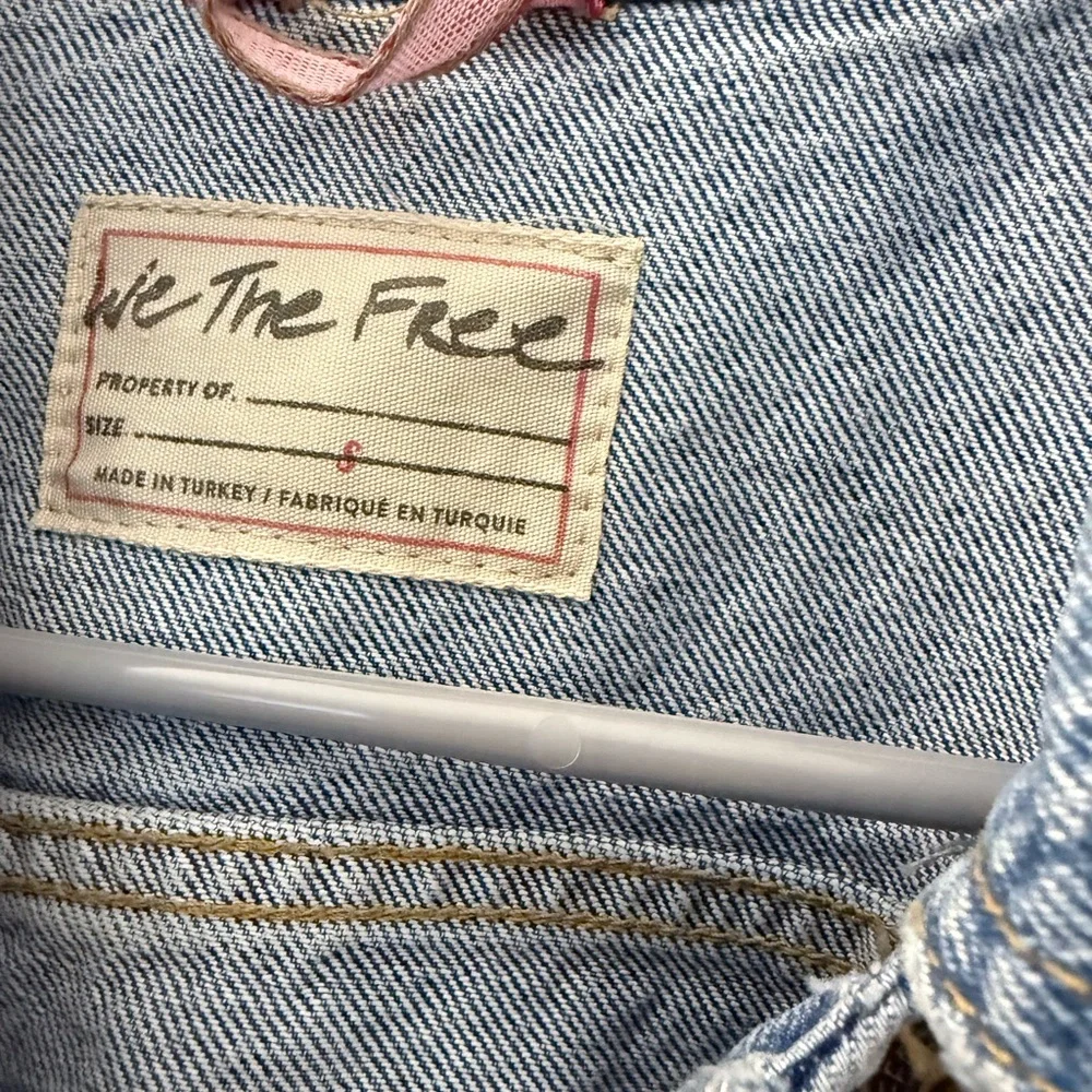 Free People Light Blue Denim Jacket - Picture 2 of 10